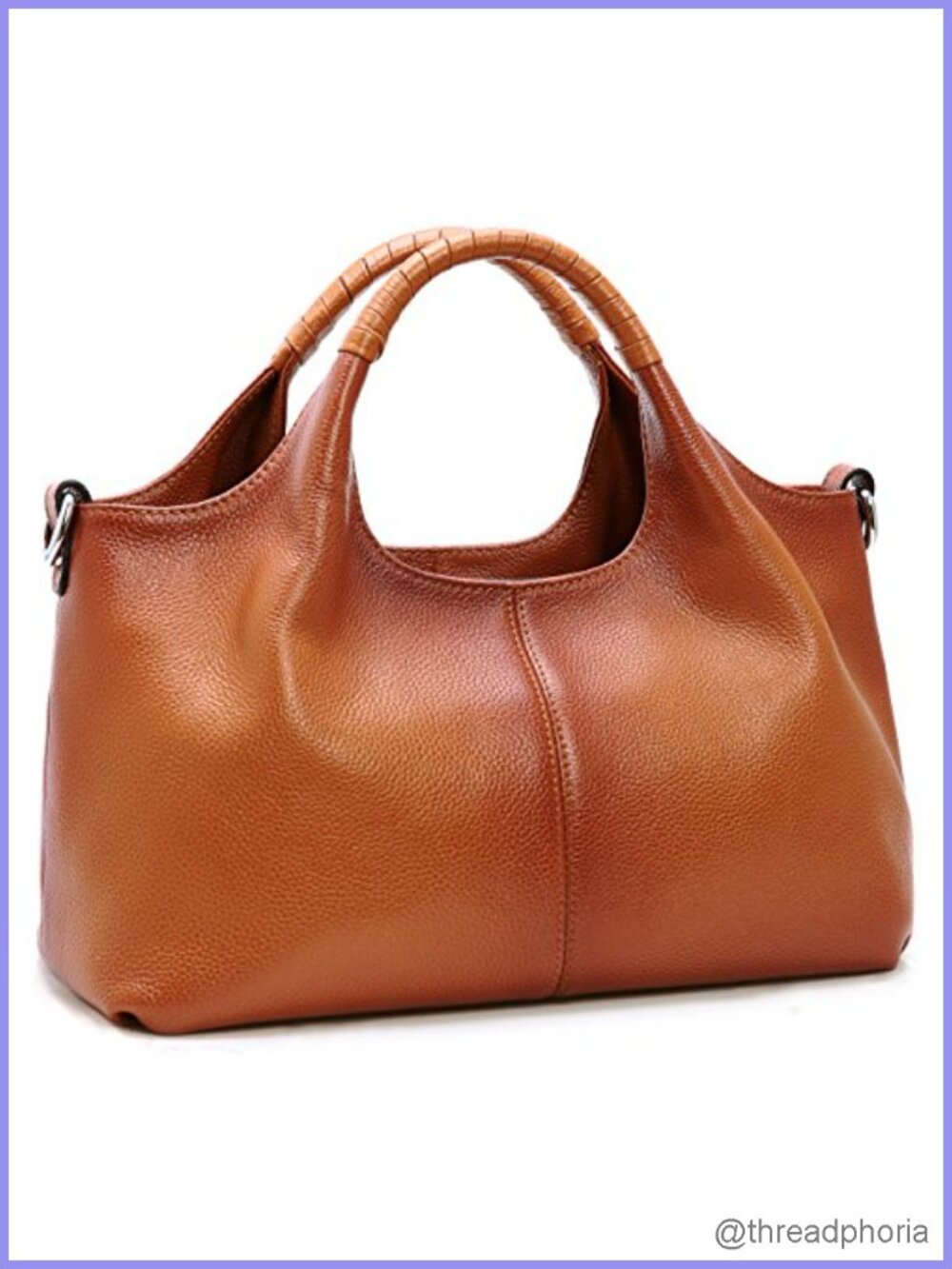 Genuine Leather Satchel Crossbody Shoulder Bag Hobo Tote Purse